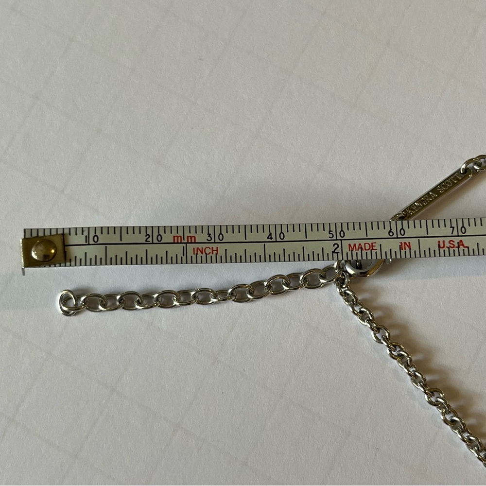 Kendra Scott Silver Chain Medallion Necklace - Picture 10 of 12